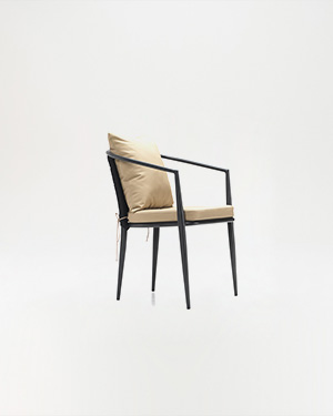 Minimalist beauty with a metal frame, offering clean lines and lasting comfort.ASTON KOLTUK